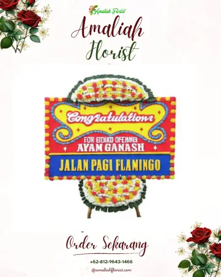 Sewa Papan Bunga Pasar Belakang